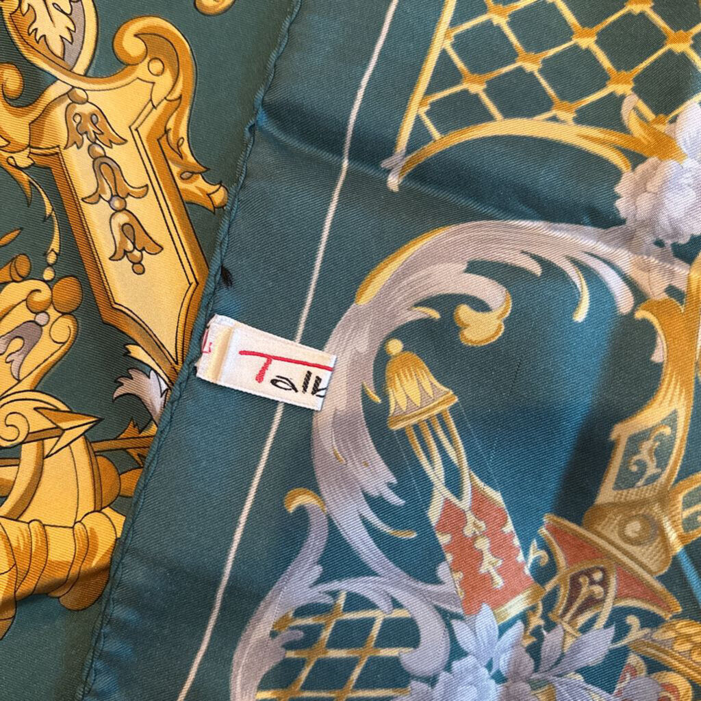 Silk Vintage Square Scarf
