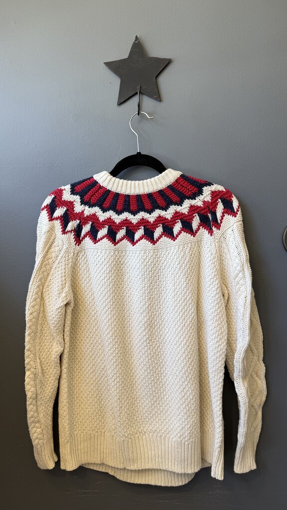 Fair Isle Cableknit Sweater