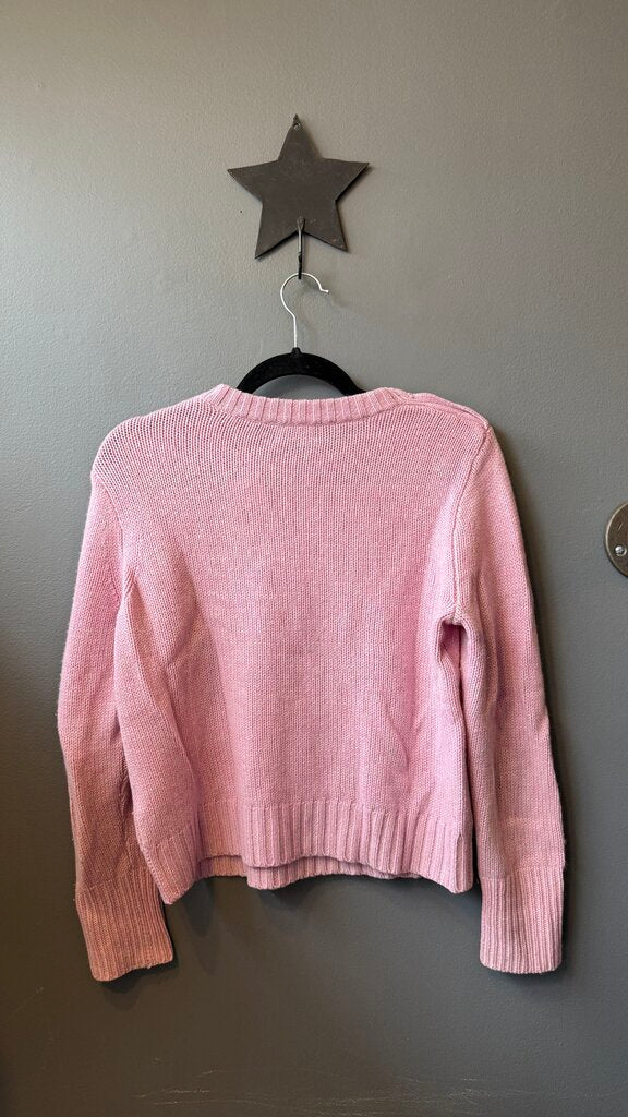 Cashmere Button Shoulder Sweater