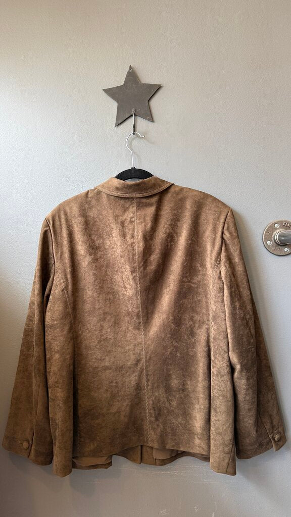 Faux Suede Jacket