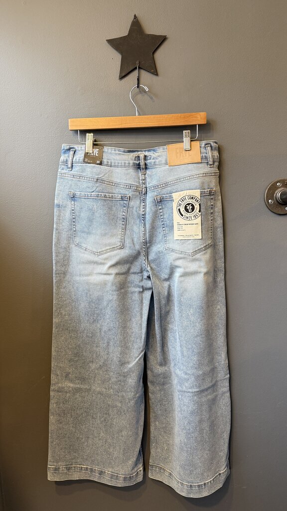 Carly Crop Wide Leg Jeans