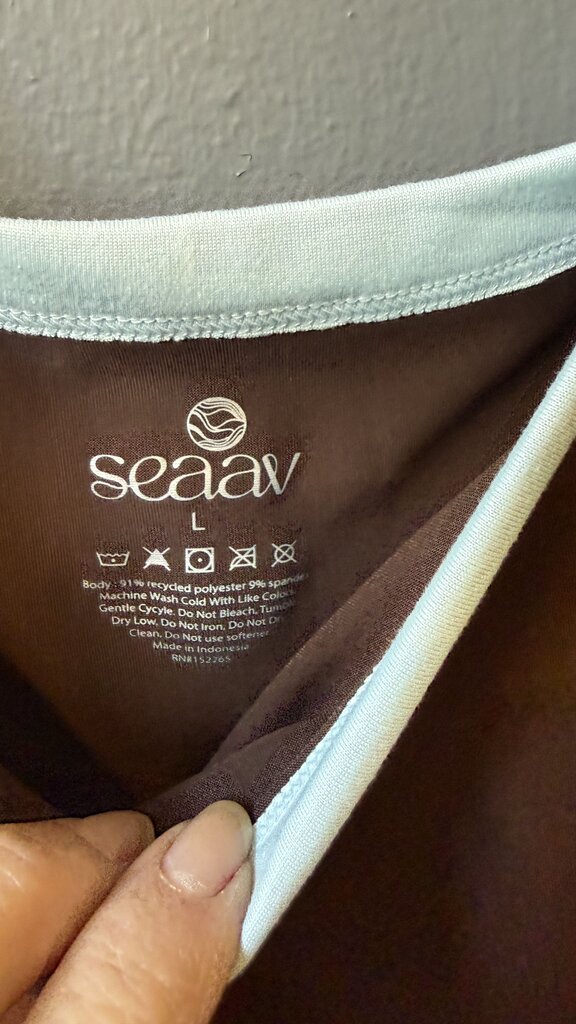 Coffee Bean Scoopneck Crop Tank