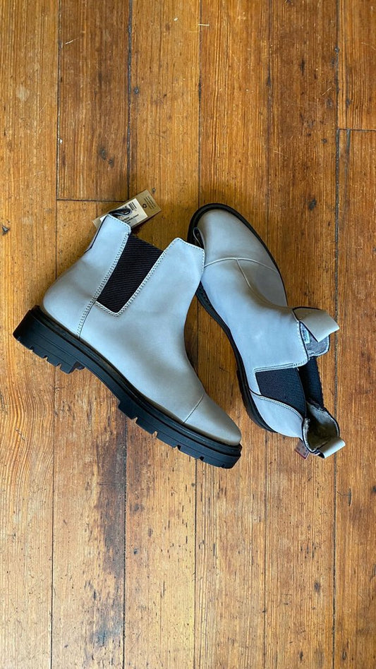Faux Leather Lug Booties