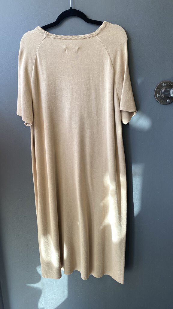 Ribbed Knit T-shirt Dress
