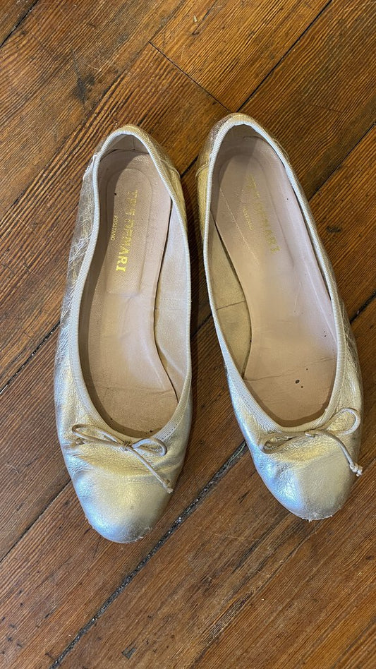 Leather Bow Ballet Flats size 42