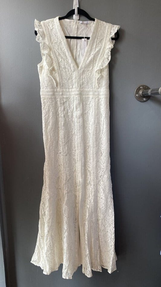 White Eyelet Lace Maxi