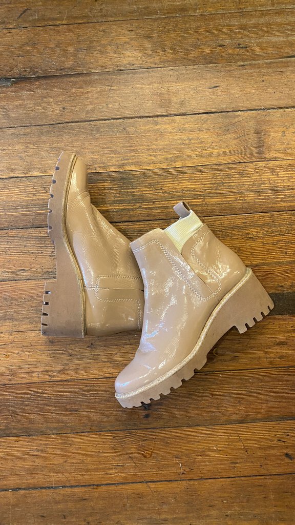 Patent Platform Lug Booties