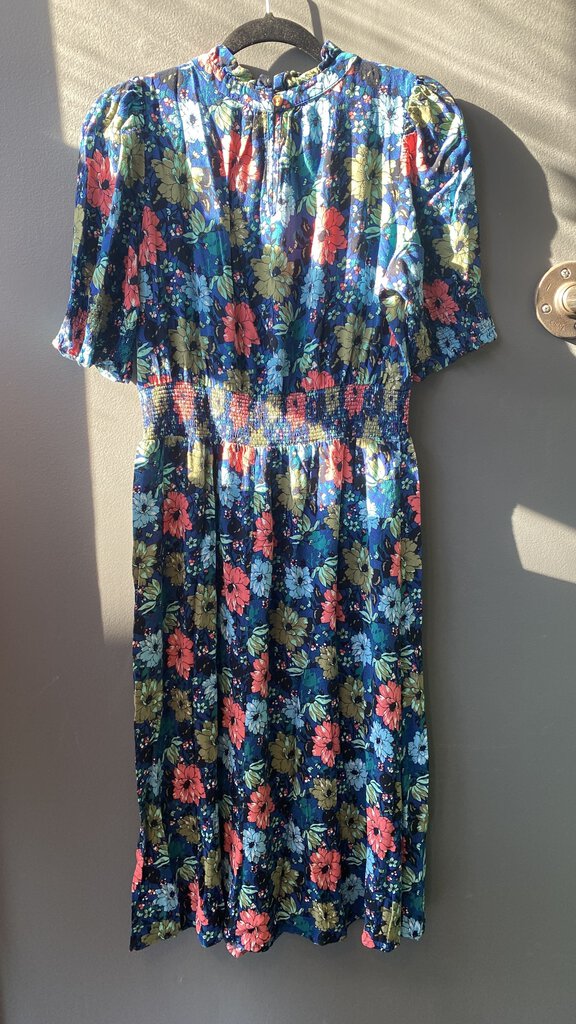 Floral Smock Waist Midi (UK size 14)