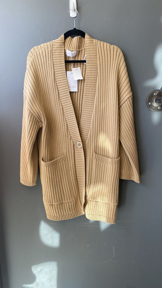 Rib Knit Cardigan