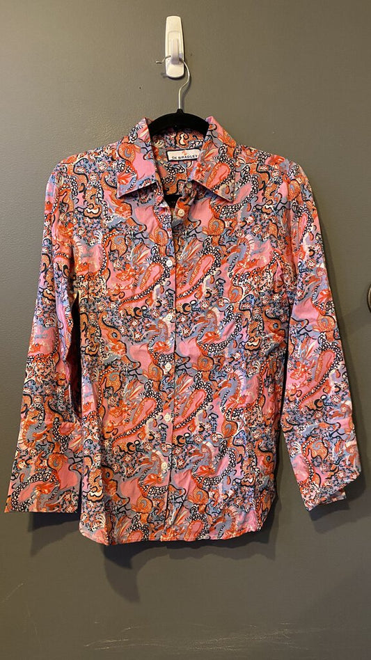 Printed Button Up