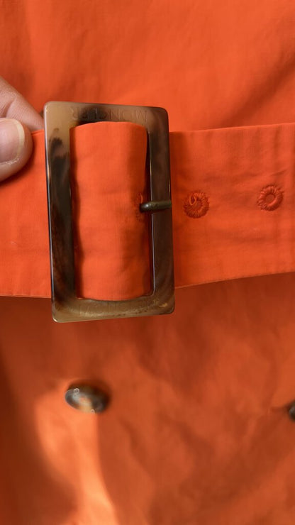 Orange Belted Trench (size 1)