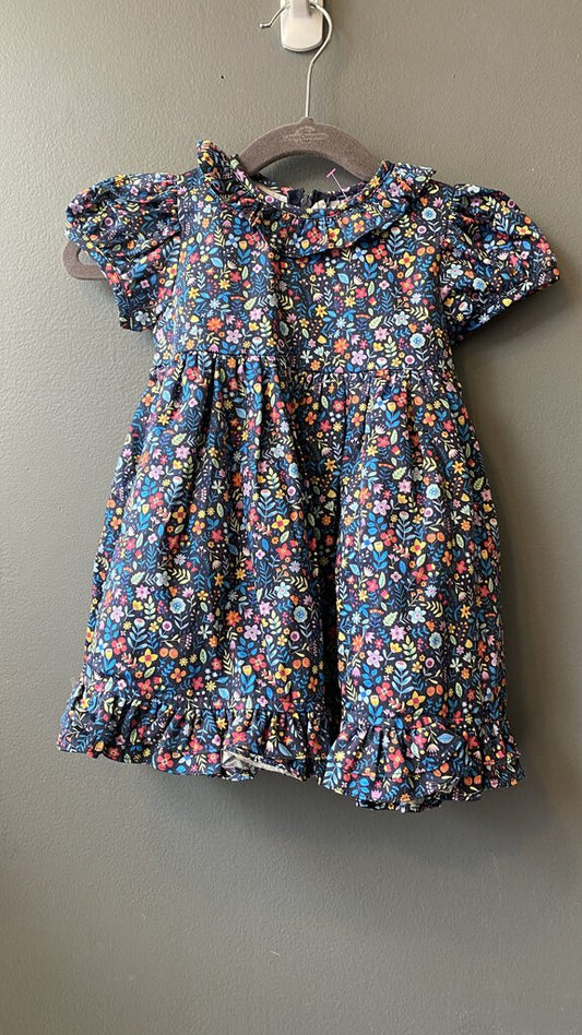 Ditzy Floral Cotton Full Dress