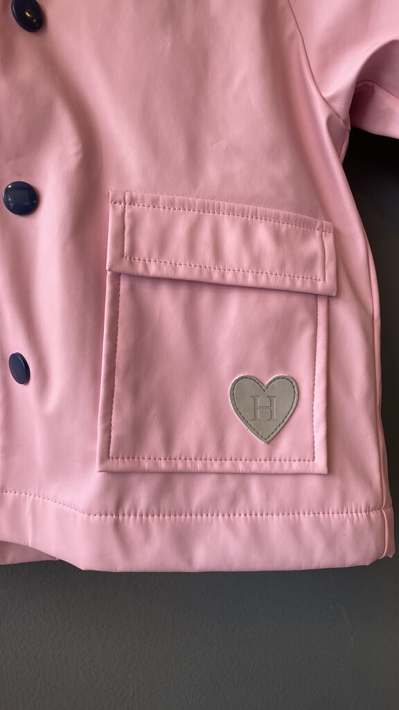 Pink Heart Raincoat
