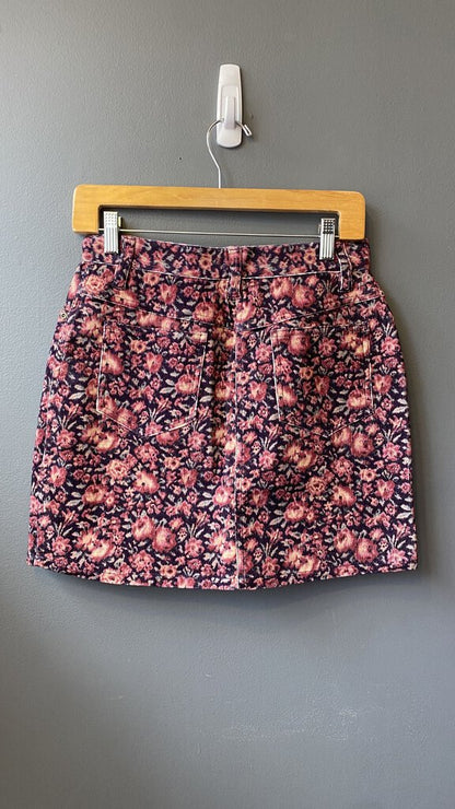 Floral Corduroy Mini