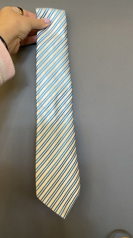 Pink Silk Stripe Tie