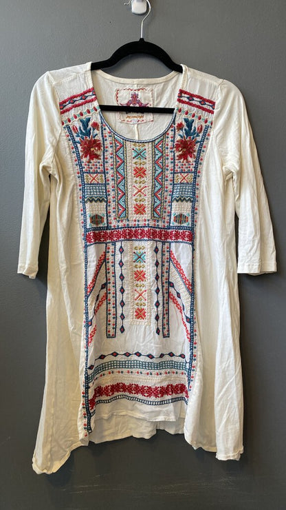 Embroidered Tunic Tee