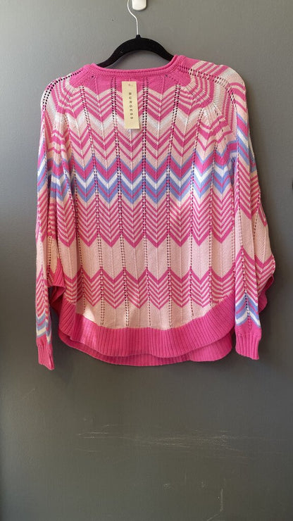 Chevron Knit Poncho