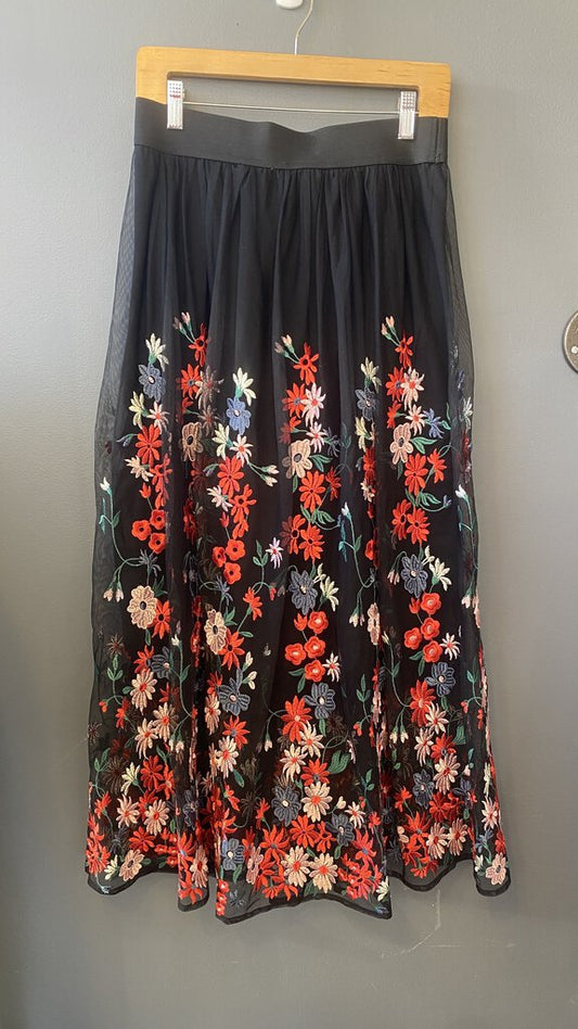 Embroidered Mesh Maxi (size 3)