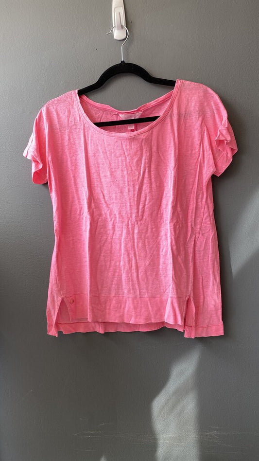 Linen Boxy Tee