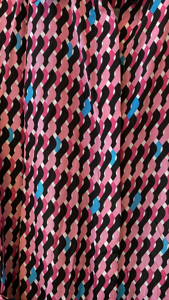 Geometric Maxi Shirtdress (uk 14)