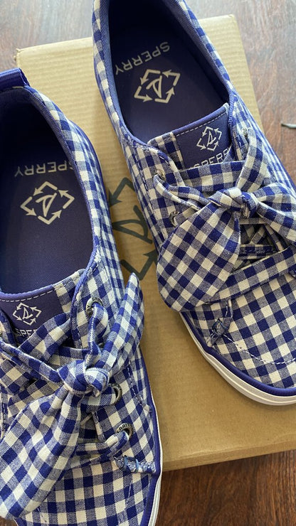 Gingham Slip On Sneakers