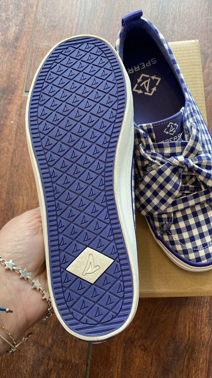 Gingham Slip On Sneakers