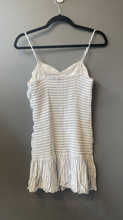 Smocked Back Ruched Stripe