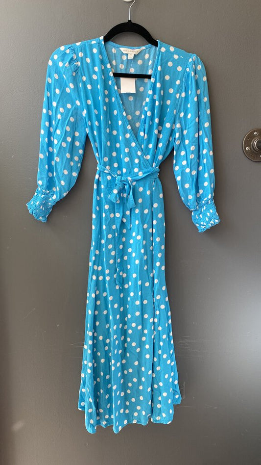 Polka Dot Wrap Midi (uk 12)