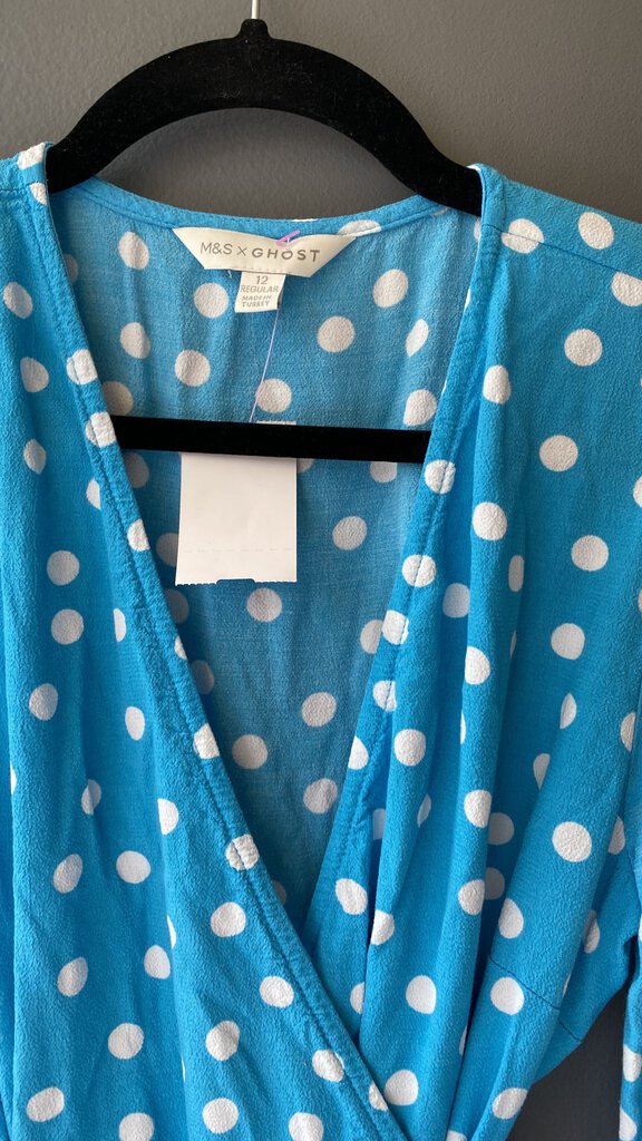 Polka Dot Wrap Midi (uk 12)