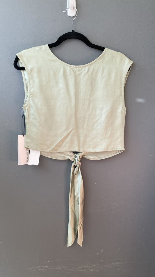 Silky Tie Back Tank