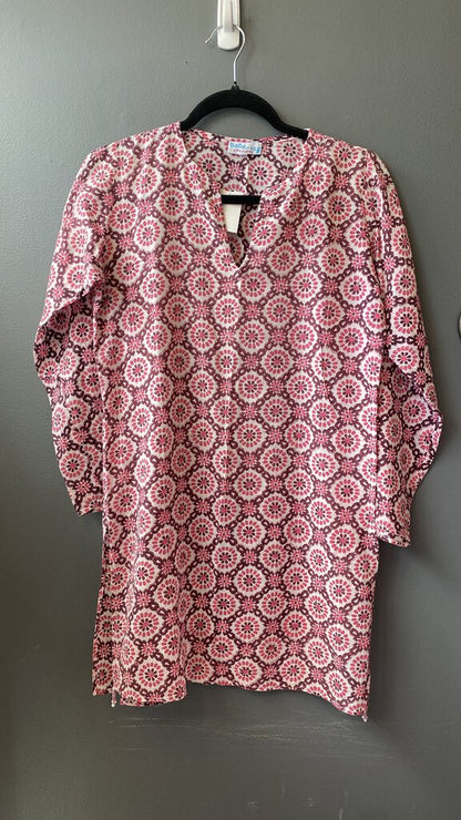 Block Print Tunic Top