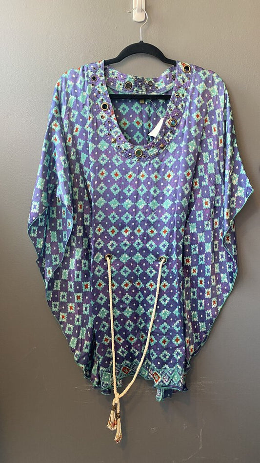 Rope Drawstring Crop Caftan