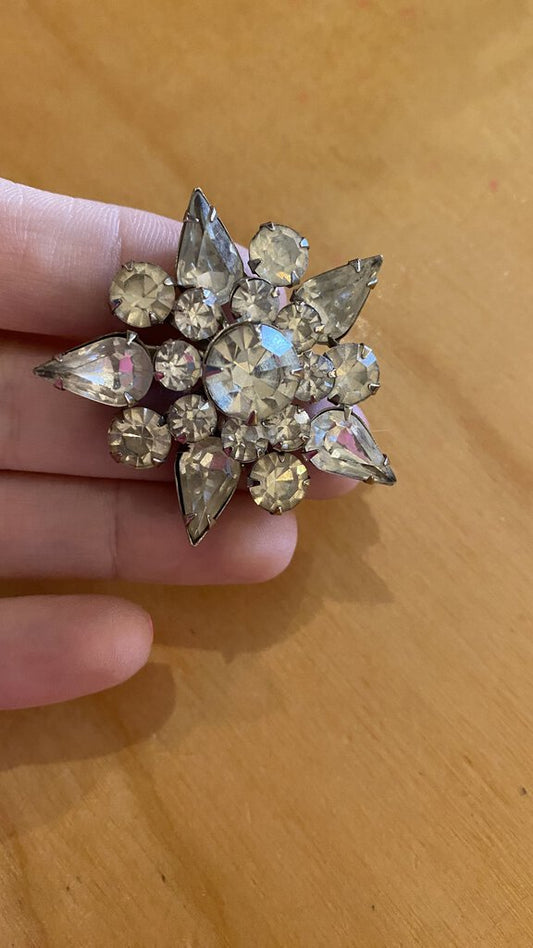 Costume Vintage Gem Broach