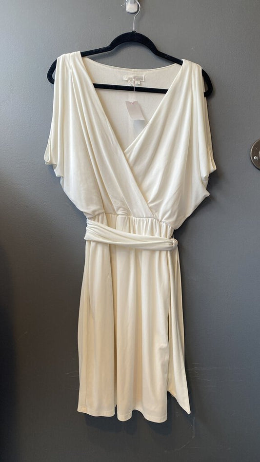 Jersey Belted Surplice Dress