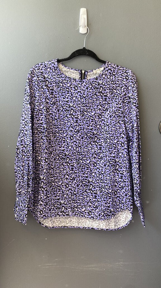 Leopard Poplin Blouse