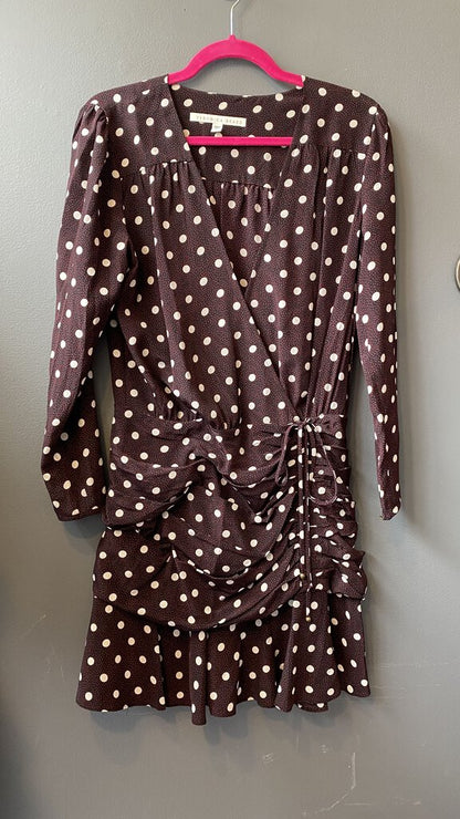 Polka Dot Ruched Dress