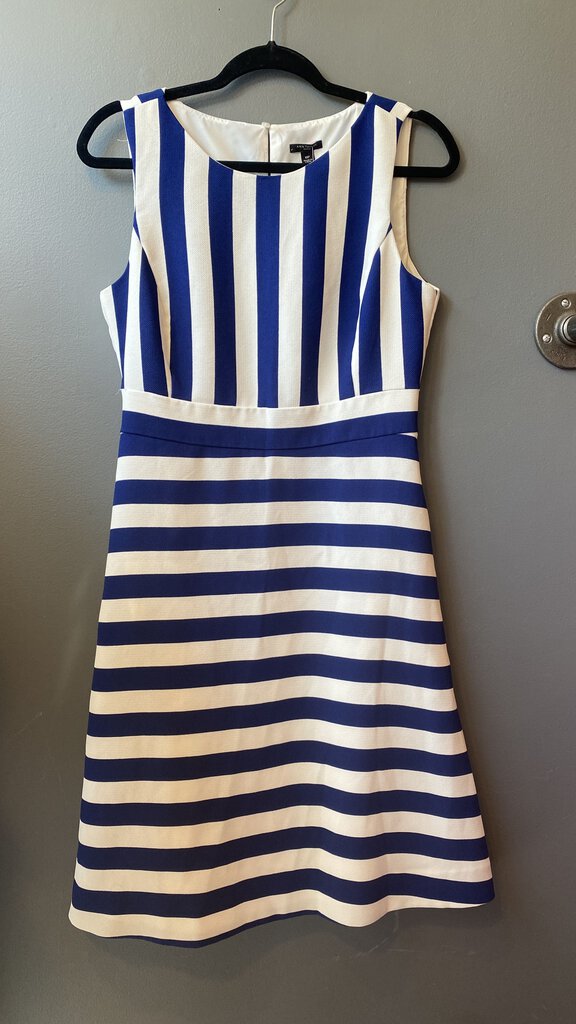 Petite Stripe Aline Midi Dress