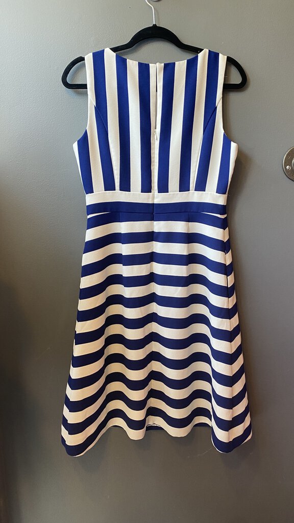 Petite Stripe Aline Midi Dress