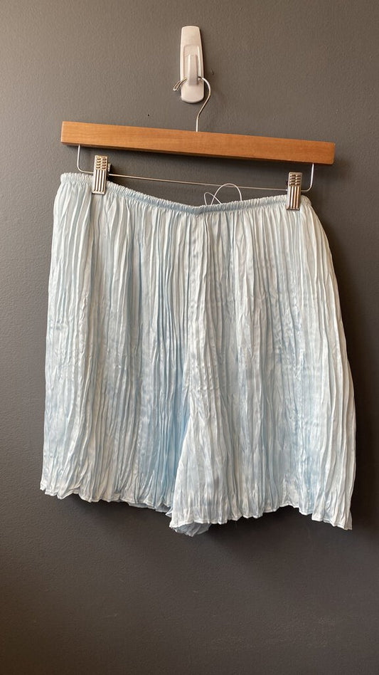 Pleated Pull On Shorts