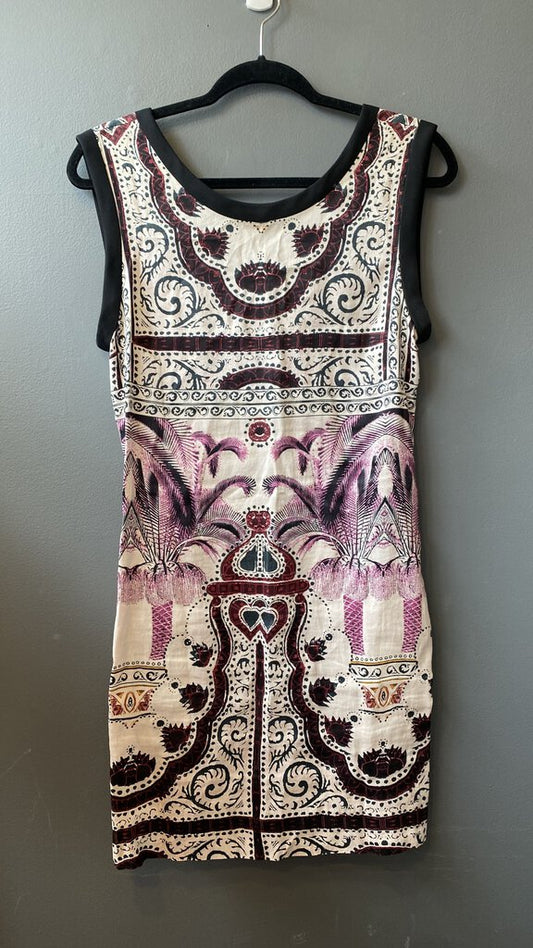 Printed Shift Dress (size 3)