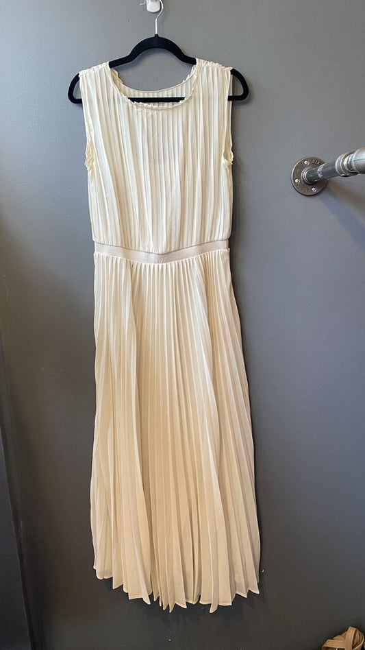 Pleated Maxi Gown