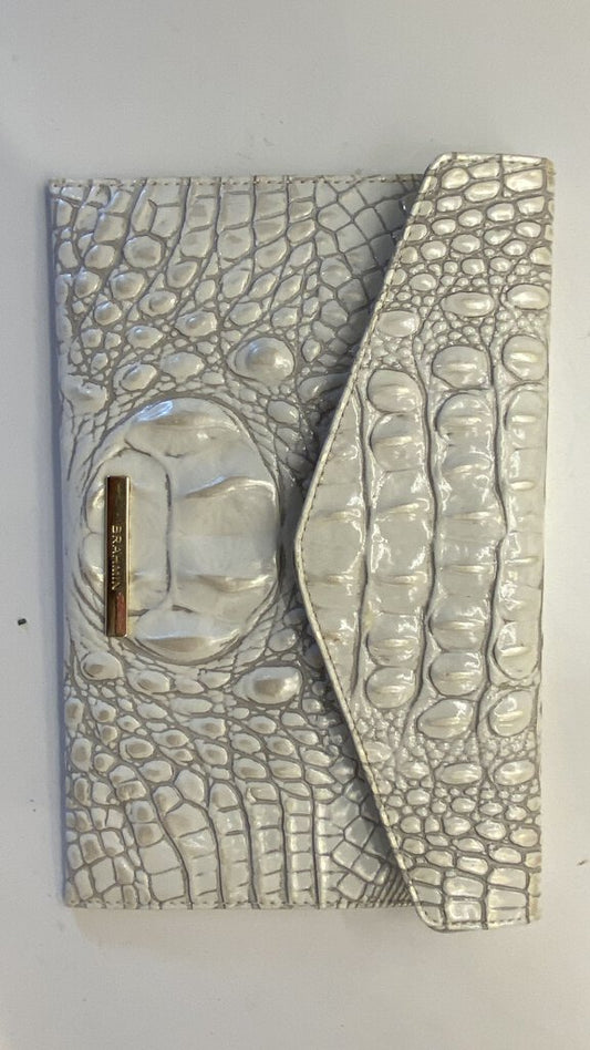 Croc Embossed Envelope Clutch