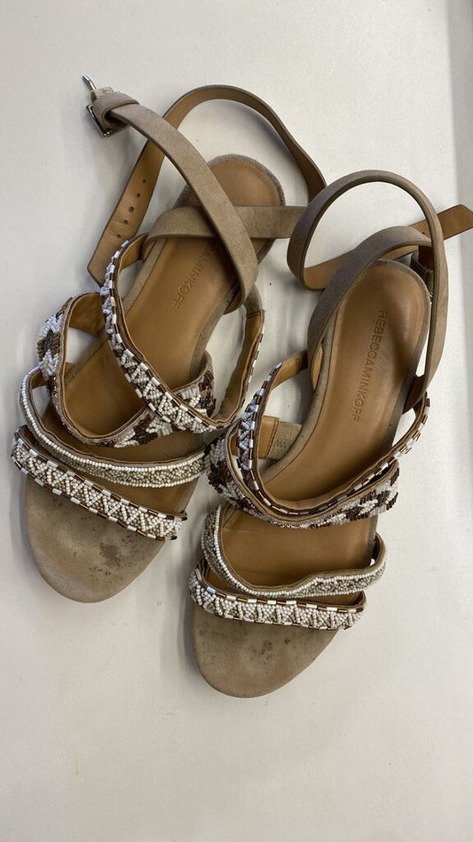 Beaded Strappy Sandals