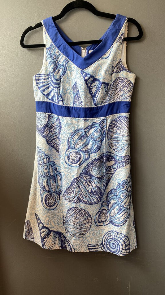 Aline Shell Print Dress