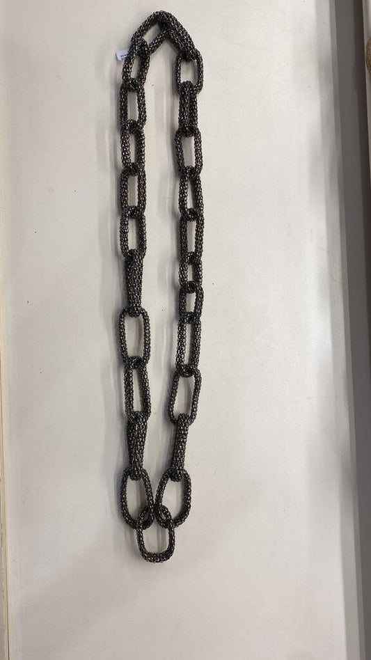 Mesh Style Giant Links Necklace