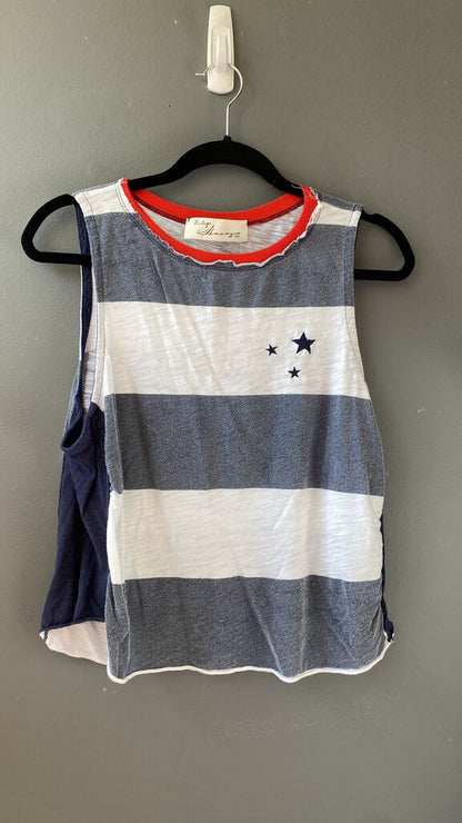 Stripe Star Muscle Tank Top