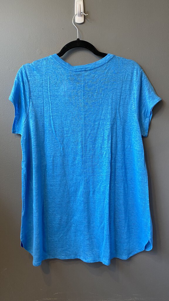 Linen V neck Tee