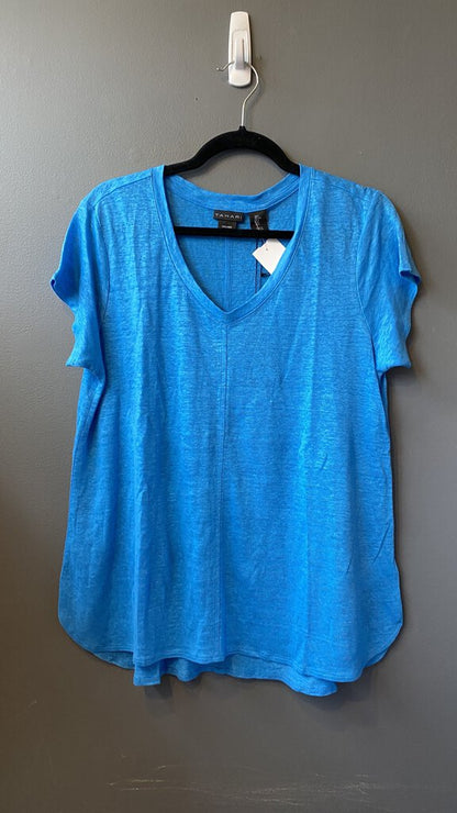 Linen V neck Tee