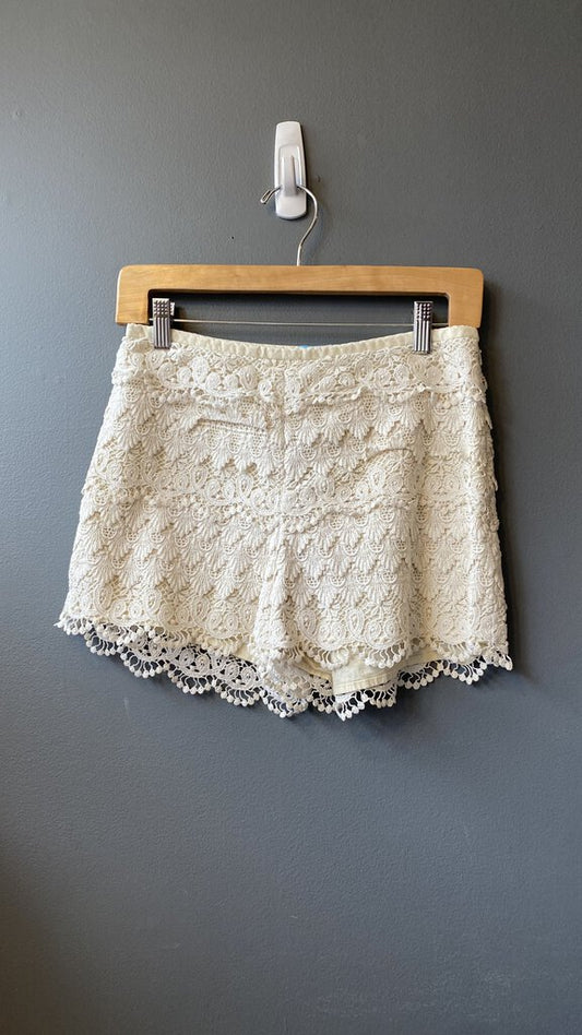 Lace High Rise Shorts