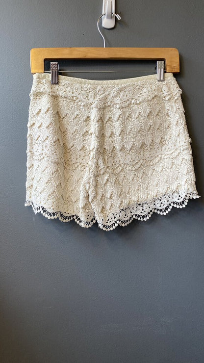 Lace High Rise Shorts